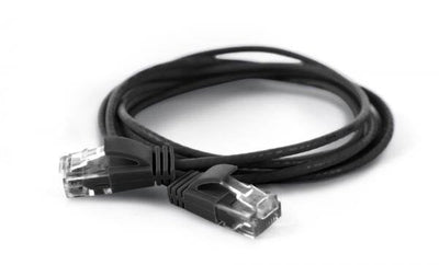 Wantecwire UTP, Cable Extra Thin CAT.6A, D 2,8MM, Black 0,50M — image 1