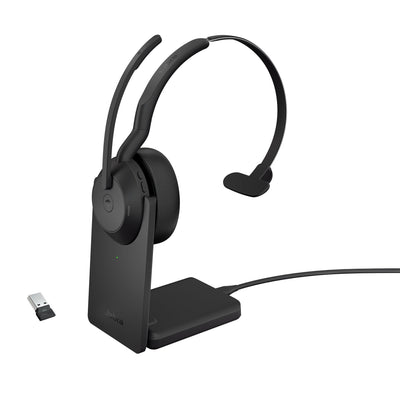 Jabra EVOLVE2 55 Headphones Wireless And Alámbrico Diadema Bluetooth Base Charging Black 25599-899-989 — image 1