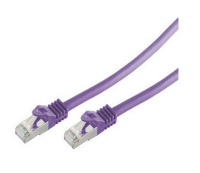 Shiverpeaks BS75511-V Network Cable Violet 1M CAT.7 S/FTP (s-STP) — image 1