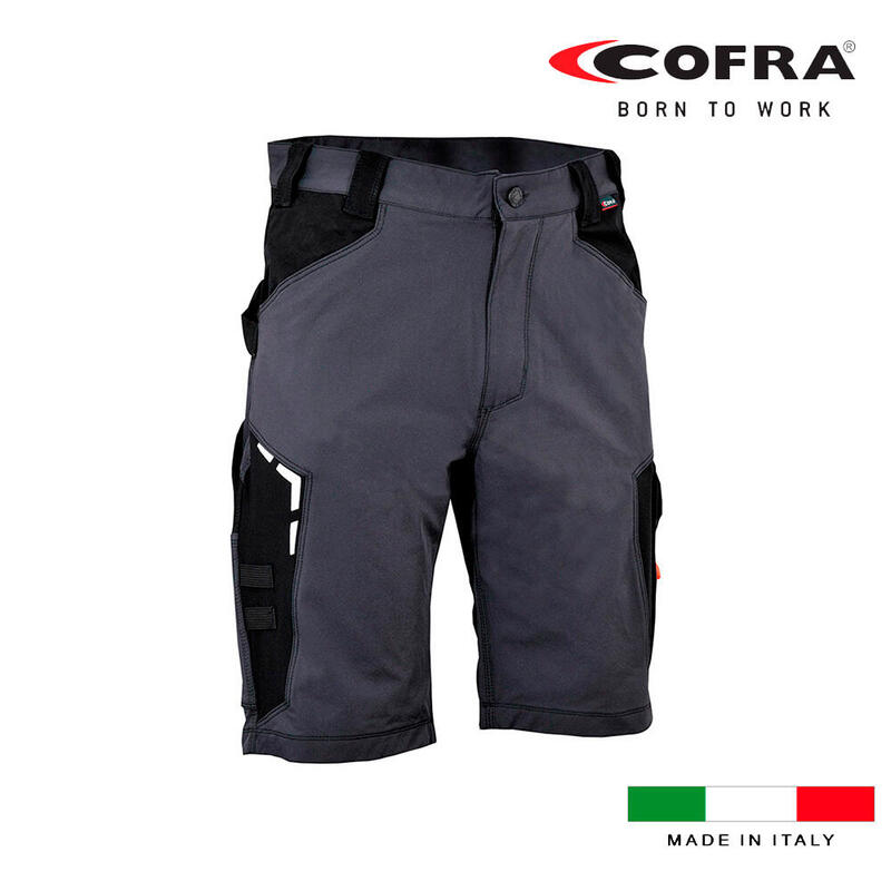 Cofra Bermuda Bortan Grey Oscuro Black Size 40