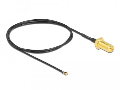 Delock Cable Antenna Rp-sma Female Am Einbau a Mhf® 4L Lk Male 1.37 50CM — image 1