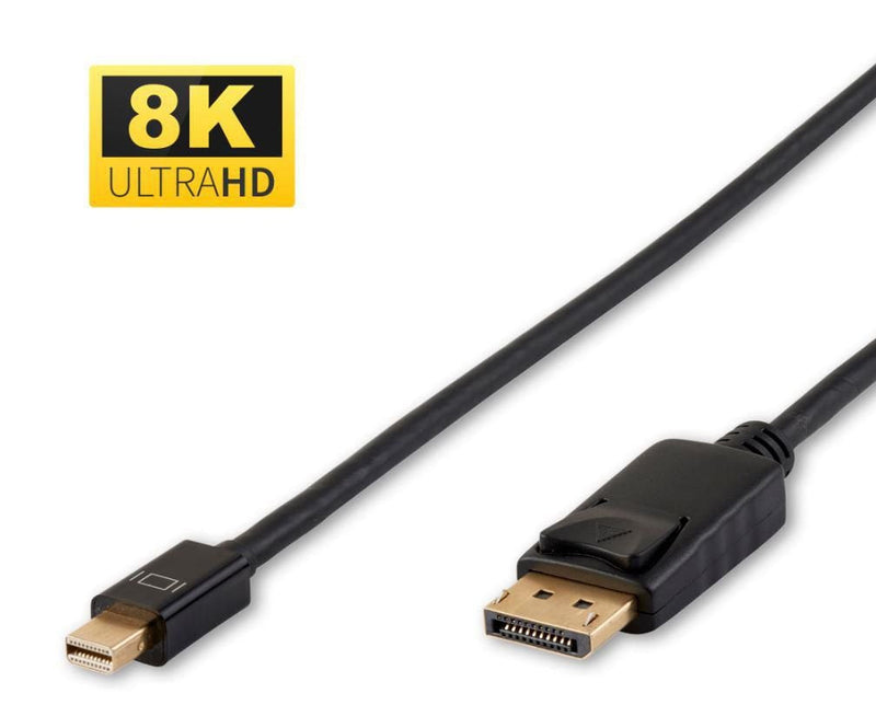 Microconnect DP-MMG-180MBV1.4 Cable DisplayPort 2M Mini DisplayPort Black