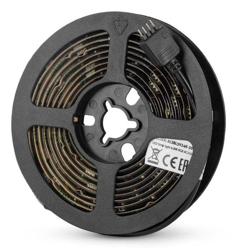 Avide Strip Luces LED 5V SMD5050 30 LED RGB IP65 2M