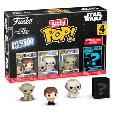 Blister 4 Figuras Bitty Pop Star Wars Han Body Only — image 1