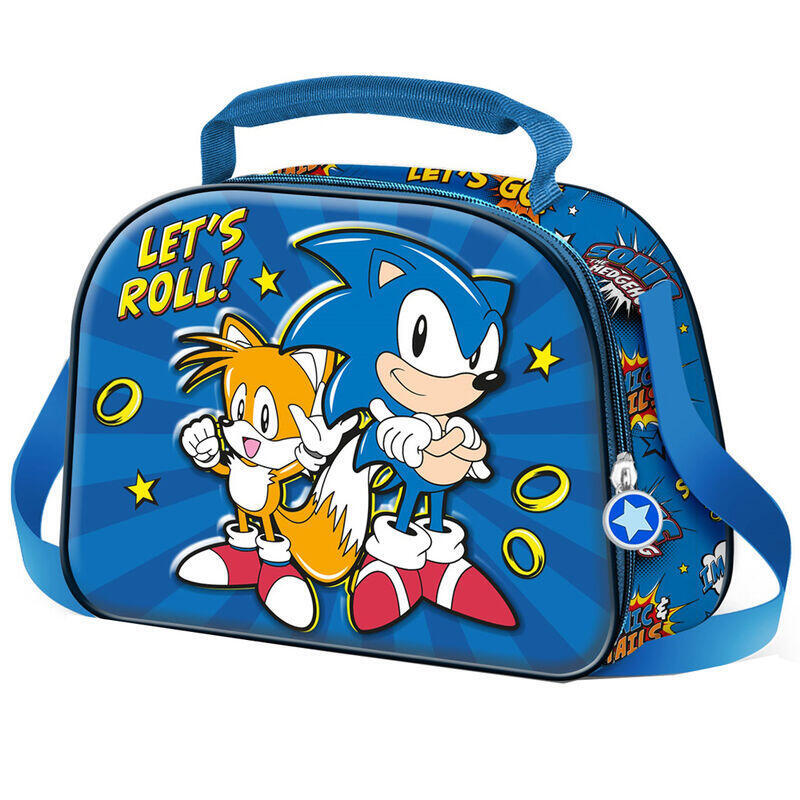 Bag Portameriendas 3D Lets Roll Sonic The Hedgehot
