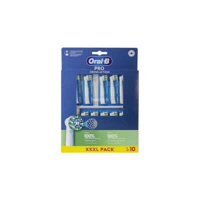 Braun Oral-b Pro Cross Action Heads Brush Pack 10 White 8006540986943 — image 1