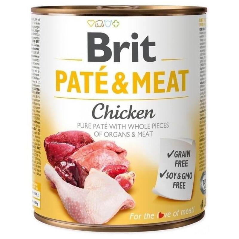 Brit Paté & Meat With Pollo - 800G