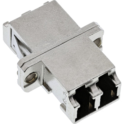 Inline Adapter Fibre Optic Metal Duplex Lc/Lc Mm Case Ceramic With Brida — image 1
