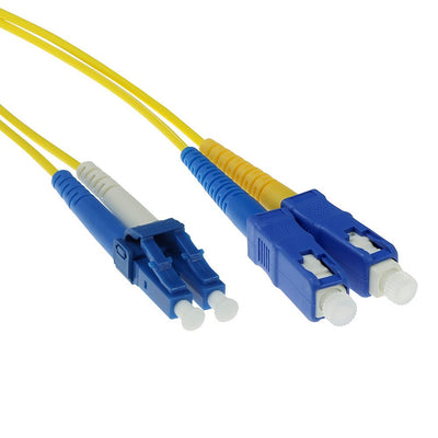1 Meter Lszh Singlemode 9 125 OS2 Fiber Patch Cable Duplex With Lc And Sc Connectors — image 1
