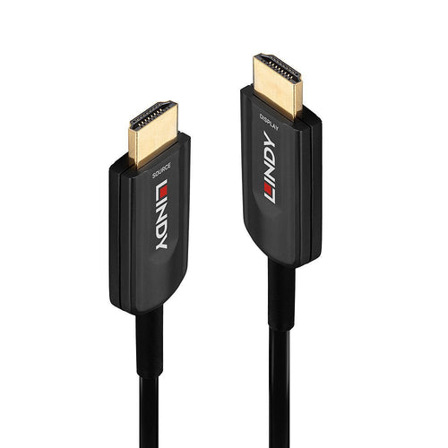 Lindy 38382 HDMI Cable 20M HDMI Type a Standard Black (Lindy HDMI Cable 20M Fibre Optic Hybrid) — image 1