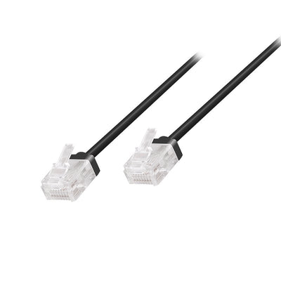 Logilink Patch Cable CAT.6A U UTP Slim High-flex, Black 20M — image 1