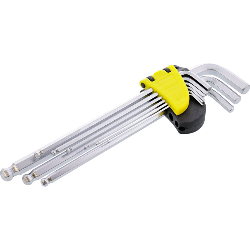Inline Set de Llaves Allen Hexagonales Largas 9 Pzs.