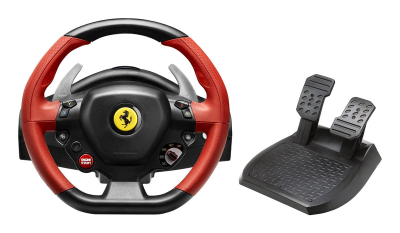 Thrustmaster Ferrari 458 Spider Wheel + Pedals Xbox One Black Red