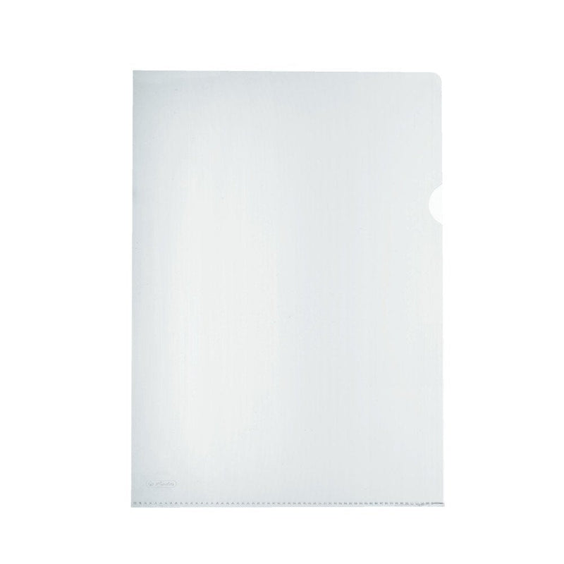 Herlitz Folder A4 Pp Transparent Top / Derecha Abierta. Paquete 10