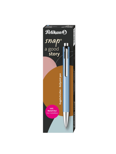 Pelikan Pen Snap Metalic K10 Blue Escarcha Case — image 1
