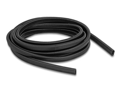 Delock 60619 Conducto Protection Cables Plastic Forma Ovalada Flexible 13,6 X 6,3MM - Length 5M Black — image 1