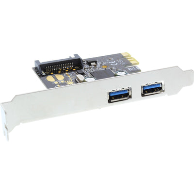 Inline Card USB 3.0 2 Ports With Port Power Auxiliar SATA PCIE — image 1