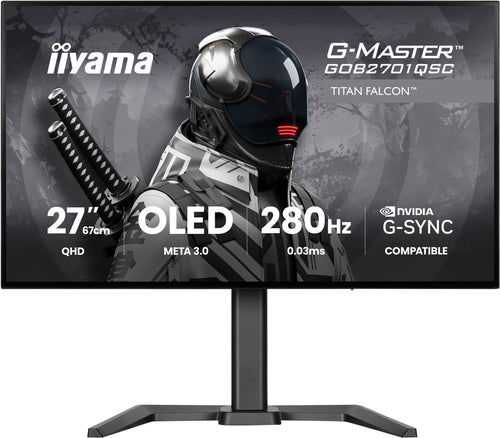 Iiyama Monitor Gaming G-master GOB2701QSC-B1 OLED 27 Black Qhd, Hdmi, Dp, Concentrador Usb, Panel 280 Hz) — image 1