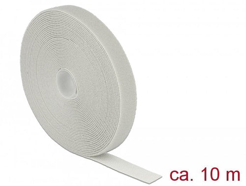Tape Velcro a Roll L 10M X B 20MM Grey — image 1