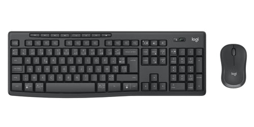 Logitech Keyboard French + Mouse MK370 Combo For Business RF Wireless + Bluetooth Azerty Graphite — image 1