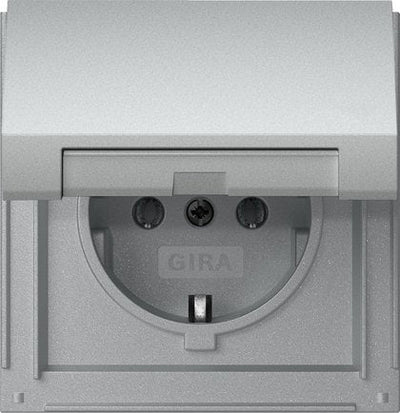 Gira 445465 Schuko Kd Gira TX_44 F Alu — image 1