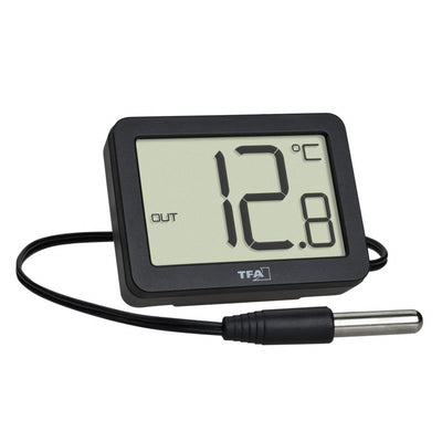 Tfa-dostmann 30.1066.01 Thermometer Ambiental Estación Meteorológica Electrónica Indoor Outdoor Black — image 1