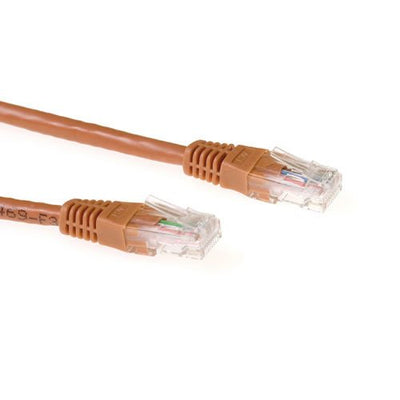 Brown 10 Meter U UTP CAT.6A Patch Cable With RJ45 Connectors — image 1