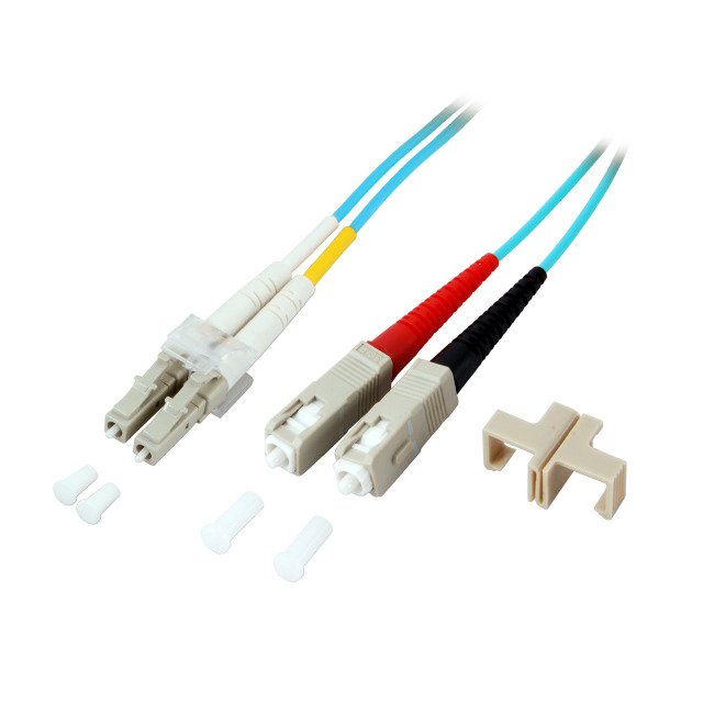 Efb Duplex Network Cable Lc-sc OM3 20M Lszh 2MM Aqua