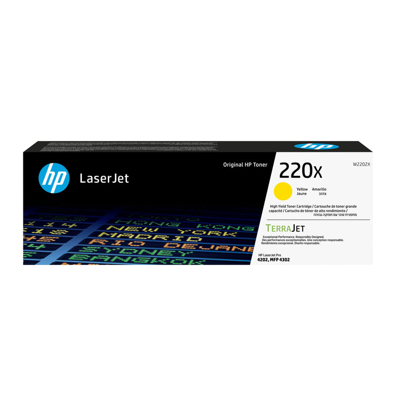 HP Genuine Toner 220X Yellow W2202X