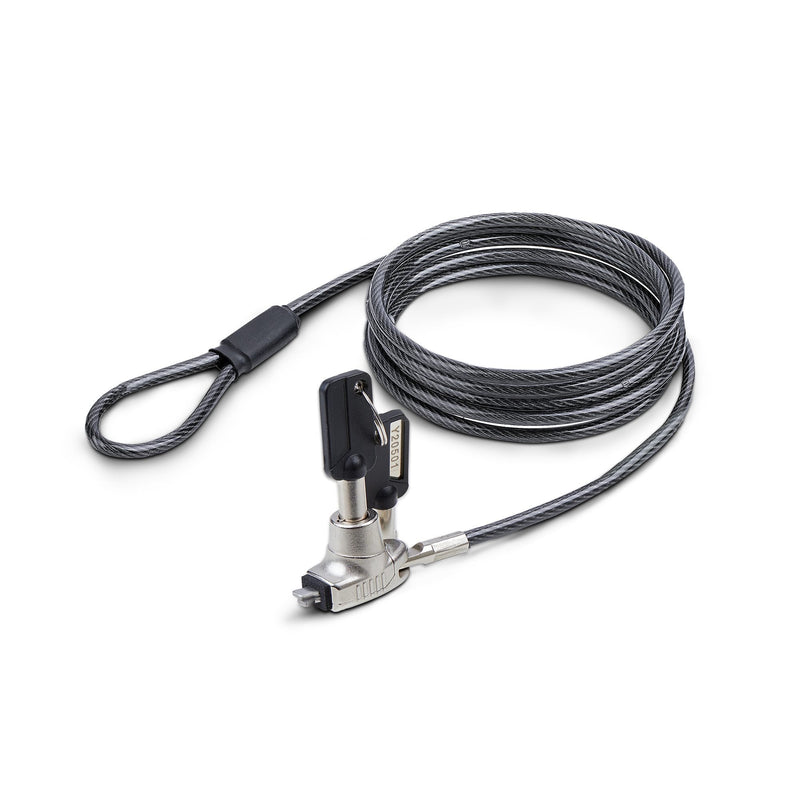 Slim Laptop Cable Lock 6.6FT - Noble Wedge Slot Compatible