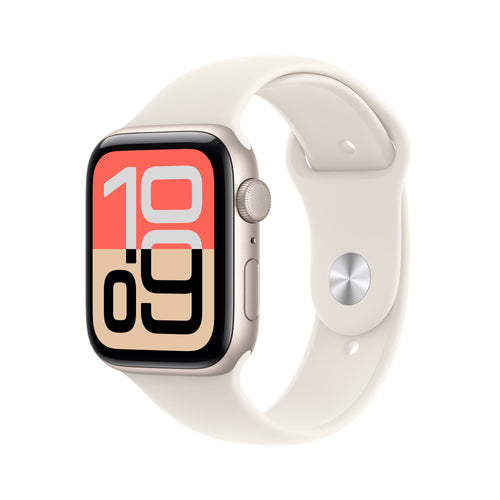 Apple Watch Se 3 (2025) GPS 44MM Starlight Alu Case, Starlight Sport Band M/L Eu MEHJ4 — image 1