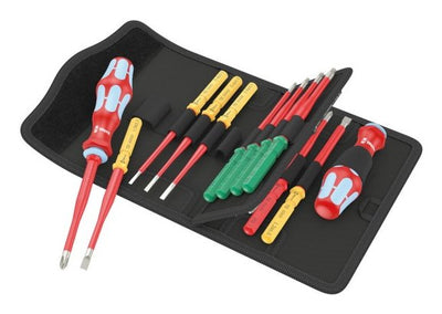 Wera Screwdriver Vde Stainless 17 Extra Slim 1, 05006631001 Red/Blue — image 1