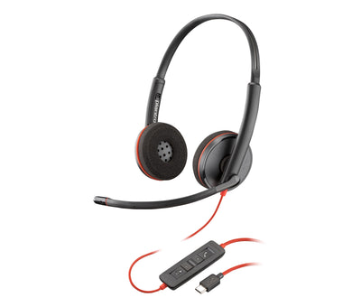 Poly Headphones Blackwire C3220 USB-C + Case Transporte (paquete) — image 1