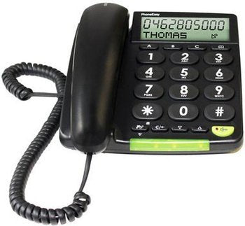 Doro Phone Phoneeasy 312CS Analógico Identificador Llamadas Black
