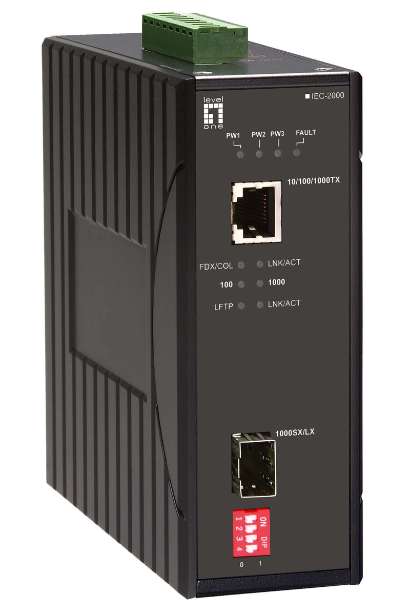 Convertidor Levelone IEC-2000 10 / 100TX 100FX 2KM