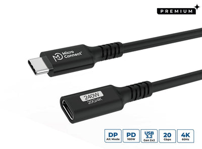 Cable Premium USB-C Extender 2M 10Gbps, 100W, USB 3.2 Gen — image 1