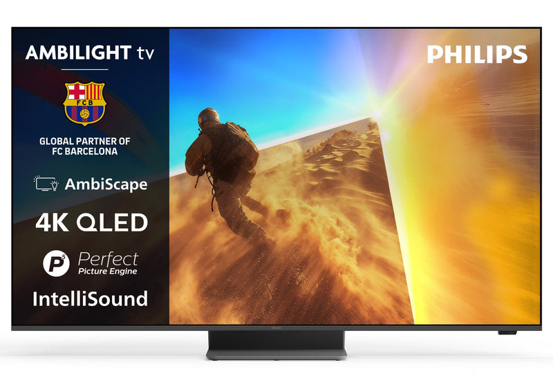 Philips TV 43PQS8701 4K QLED 43 Ambilight P5 Perfect Picture Smart TV Titan Os Dolby Atmos HDR10 +