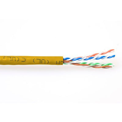 ACT Bobina CAT.6 U/UTP 305M Flexible Yellow AWG24 Cu Pvc — image 1