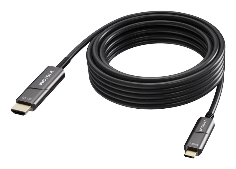 USB Cable C a HDMI 10M 4K a 60 HZ Connectors Chapados Oro DP 1.2 HDMI 2.0 Supports Cec Edid Hdr Hdcp 2.2 USB C