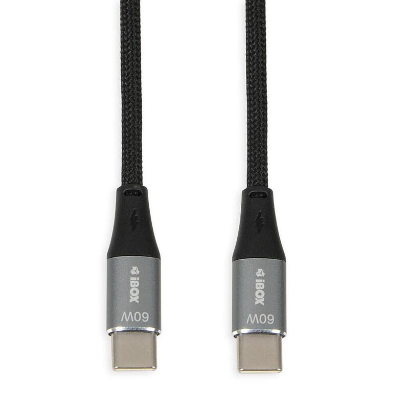 Ibox Cable USB-C 60W 1M Black