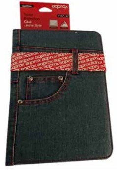 Approx Case Universal Tablet 9'' a 10.1'' Nylon Blue Jeans — image 1