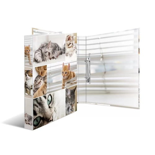 Herma Folder Anillas A4 Katzen 2D — image 1