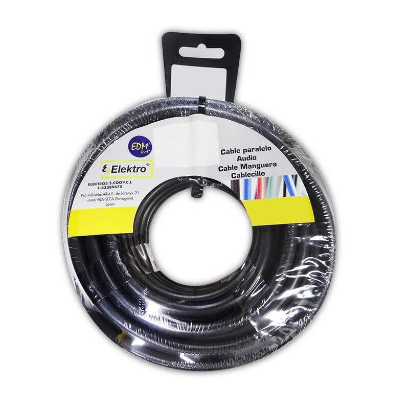 Film Roll Hose Plana Black 2X1,5MM 5M (audio)