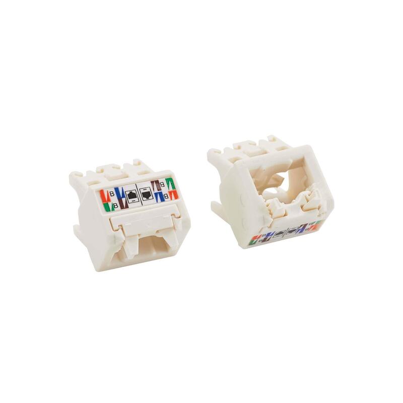 CAT.6 Up/Down 45D Wirecap Iw PK10