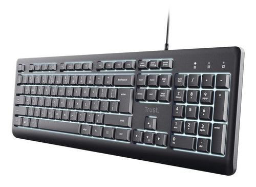 Trust Keyboard Spanish Primo With Iluminacion USB 2.0 - Black — image 1