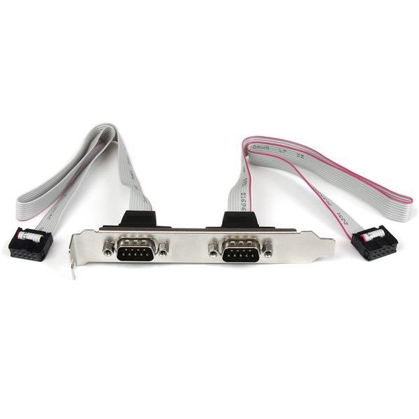 StarTech Head Bracket 2 Ports Serie DB9 M 2X IDC10 H PLATE9M2P16