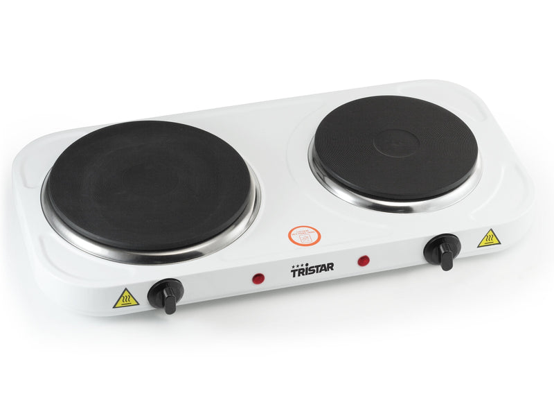 Tristar KP-6245 Board Cocción Hierro Fundido Independiente - Blanco