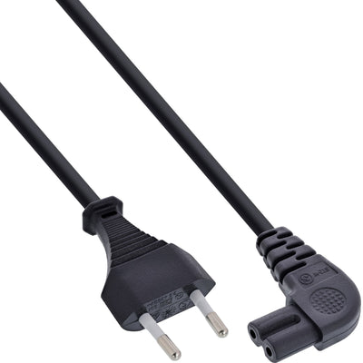 Inline Cable Power , Connector Euro a Connector EURO8 Angulado, Black 3,0M — image 1