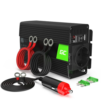 Green Cell Inversor Voltaje Automóvil ® 12V a 230V, 300W — image 1