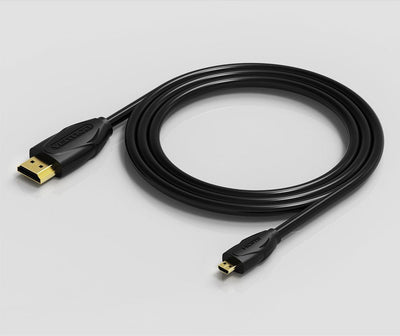 Vention HDMI Cable VAA-D03-B200 HDMI Male Micro HDMI Male 2M Black — image 1